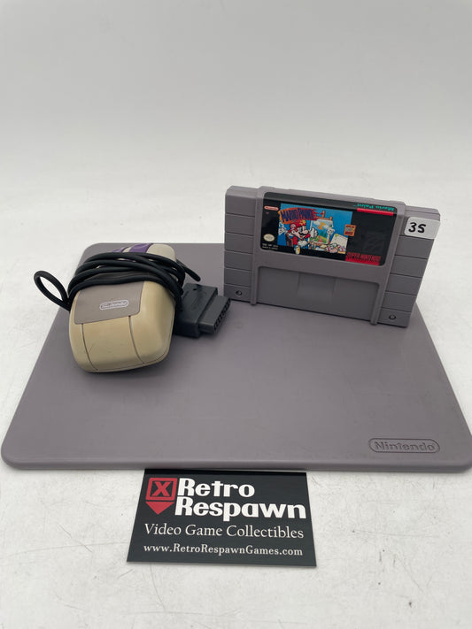 Mario Paint [Mouse Bundle] - Super Nintendo (Game and Mouse/Pad Only)