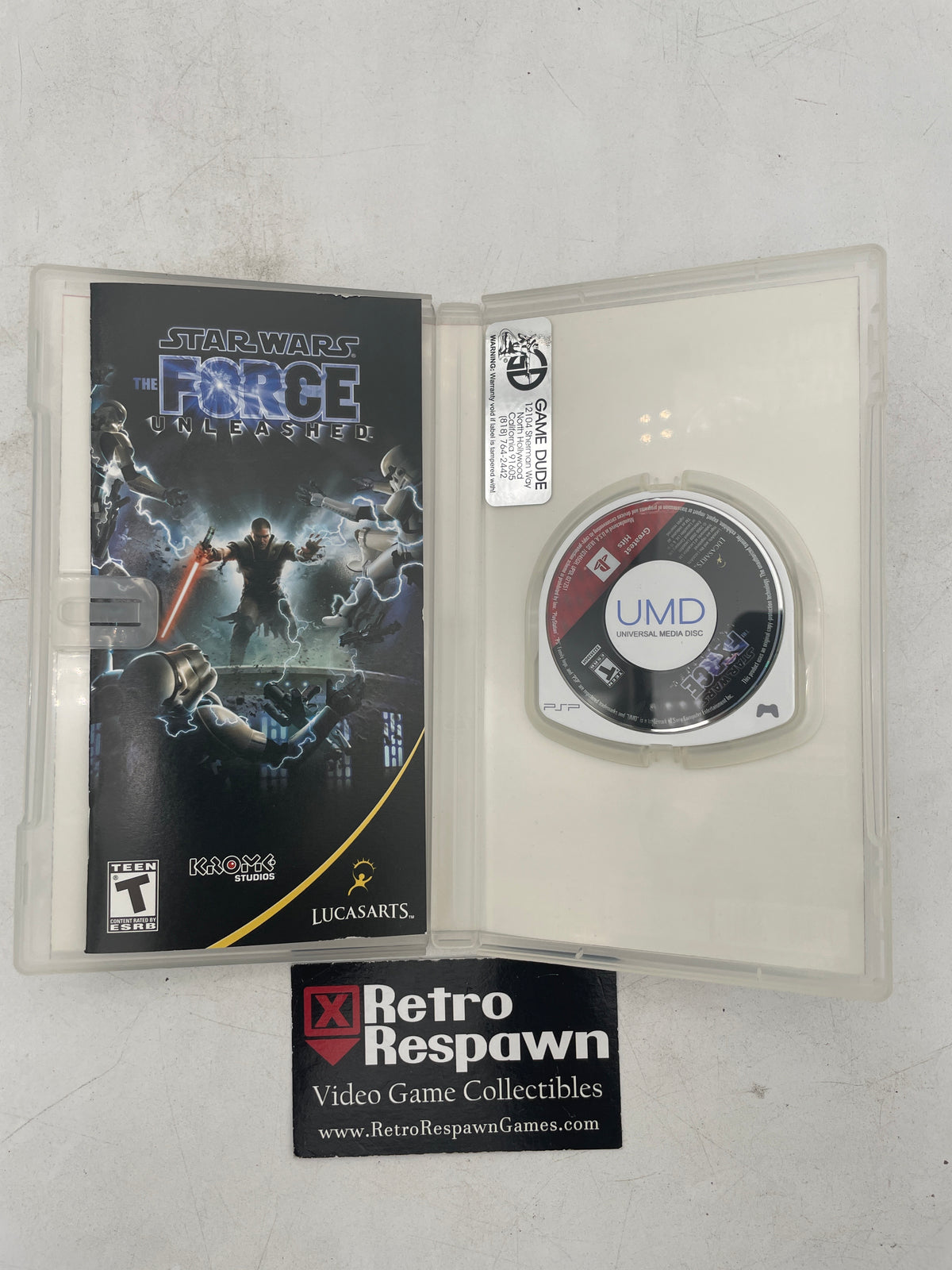 Star Wars The Force Unleashed [Greatest Hits] - PSP (Complete)