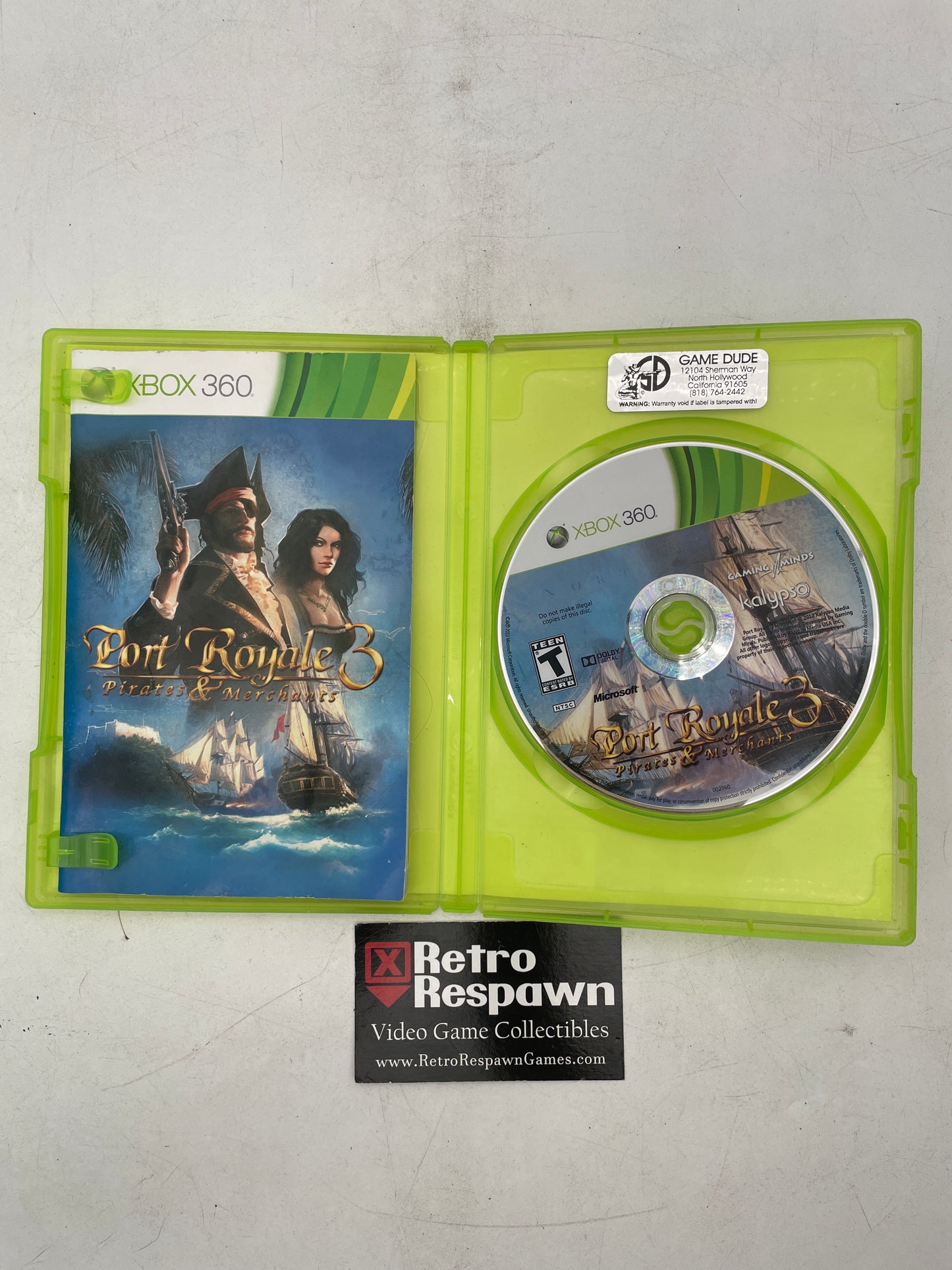 Port Royale 3: Pirates & Merchants - Xbox 360 (Complete)