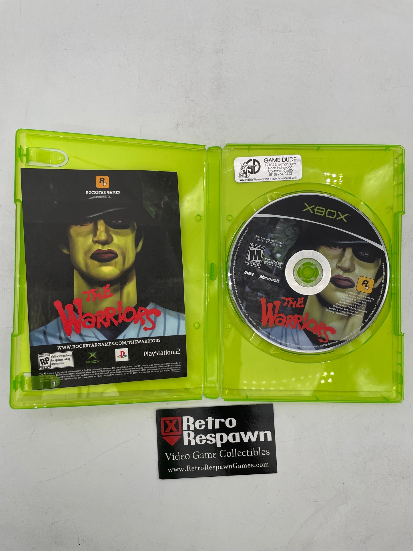 The Warriors - Xbox (Missing Manual)