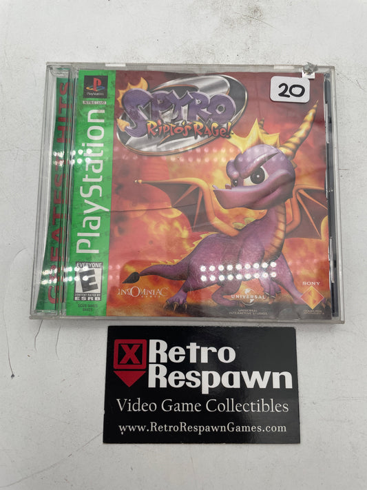 Spyro Ripto's Rage [Greatest Hits] - Playstation (Complete)