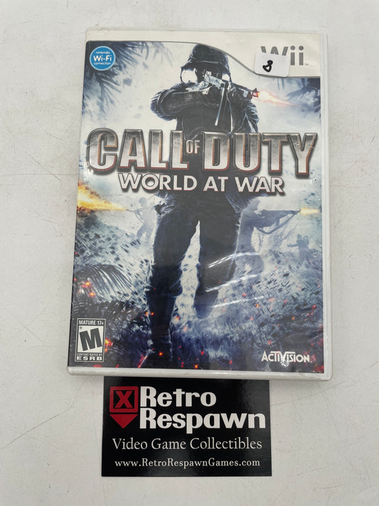 Call of Duty World at War - Wii (Complete)