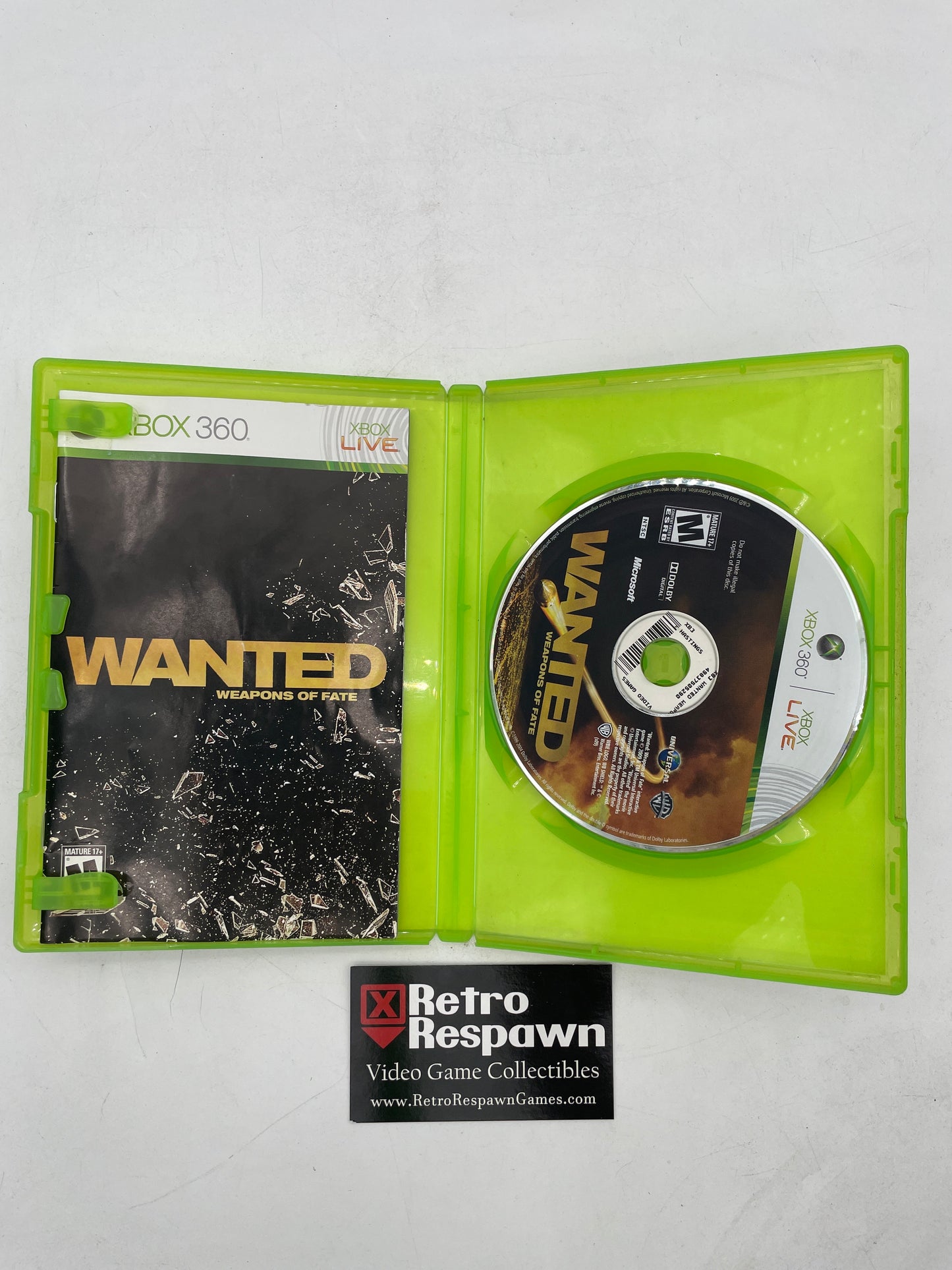 Wanted: Weapons of Fate - Xbox 360 (Complete)