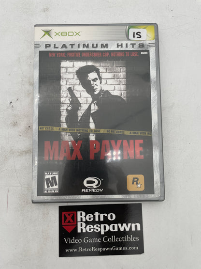 Max Payne [Platinum Hits] - Xbox (Complete)
