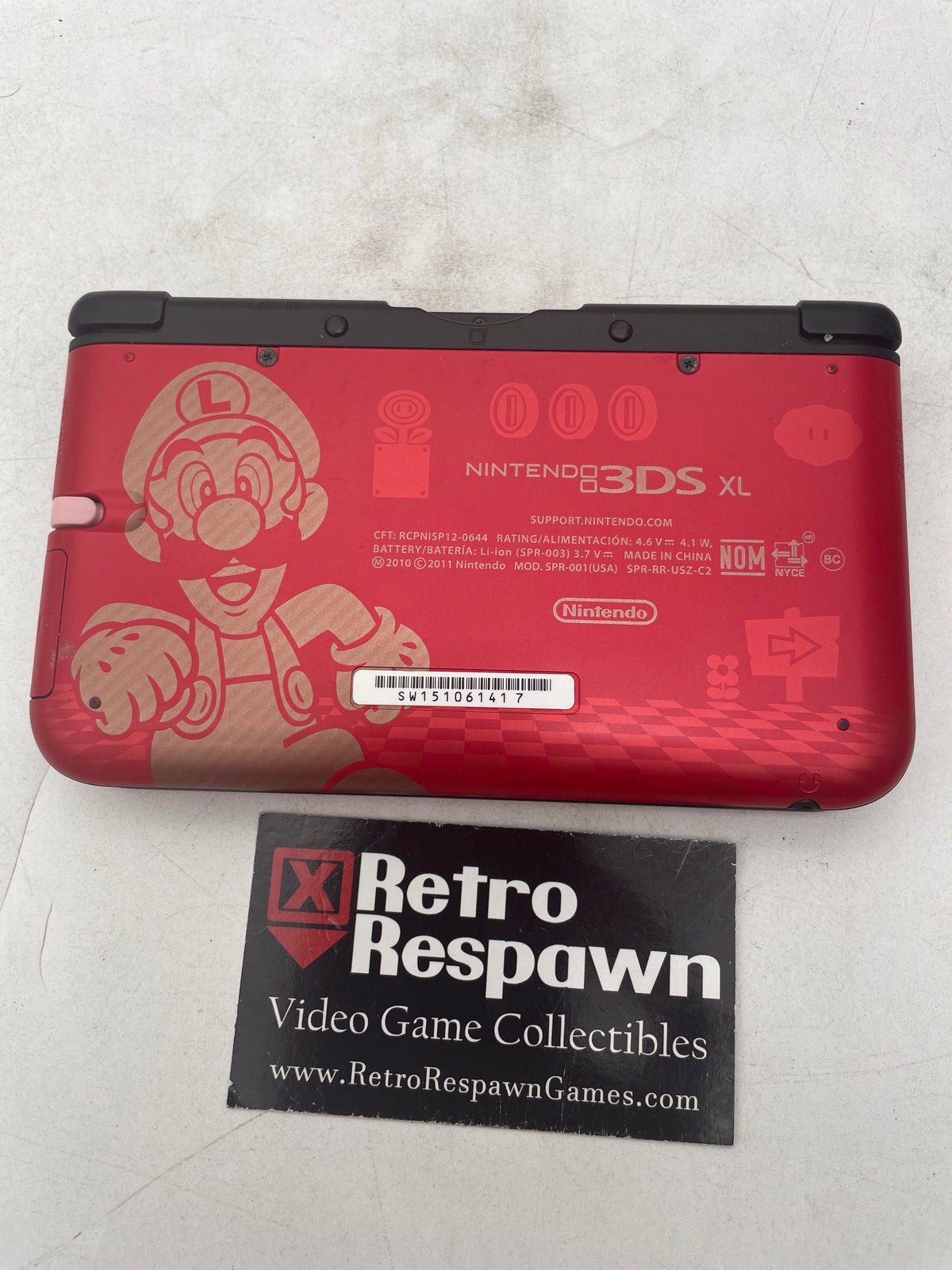 [Ugly] Nintendo 3DS XL Super Mario Bros 2 Limited Edition - Nintendo 3DS (Console+Charger)