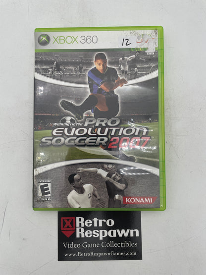 Winning Eleven Pro Evolution Soccer 2007 - Xbox 360 (Complete)