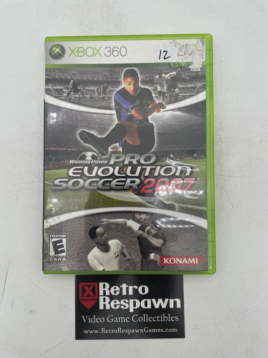 Winning Eleven Pro Evolution Soccer 2007 - Xbox 360 (Complete)