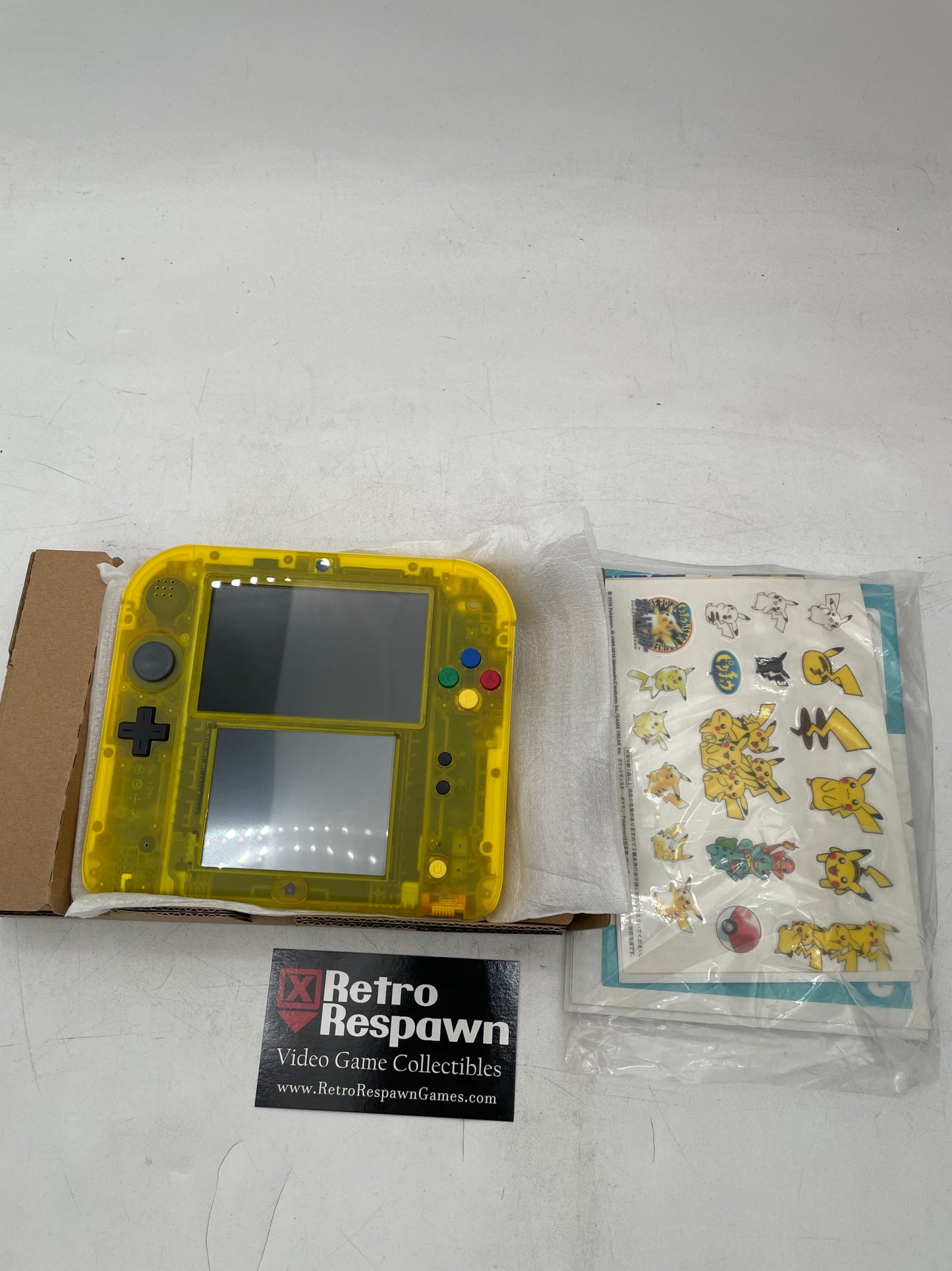 Modded Nintendo 2DS Pokemon Pocket Monster Yellow [Limited Edition] - JP Nintendo 3DS (Complete)