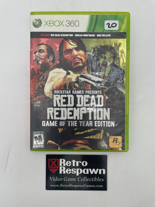 Red Dead Redemption [Game of the Year] - Xbox 360 (Complete)