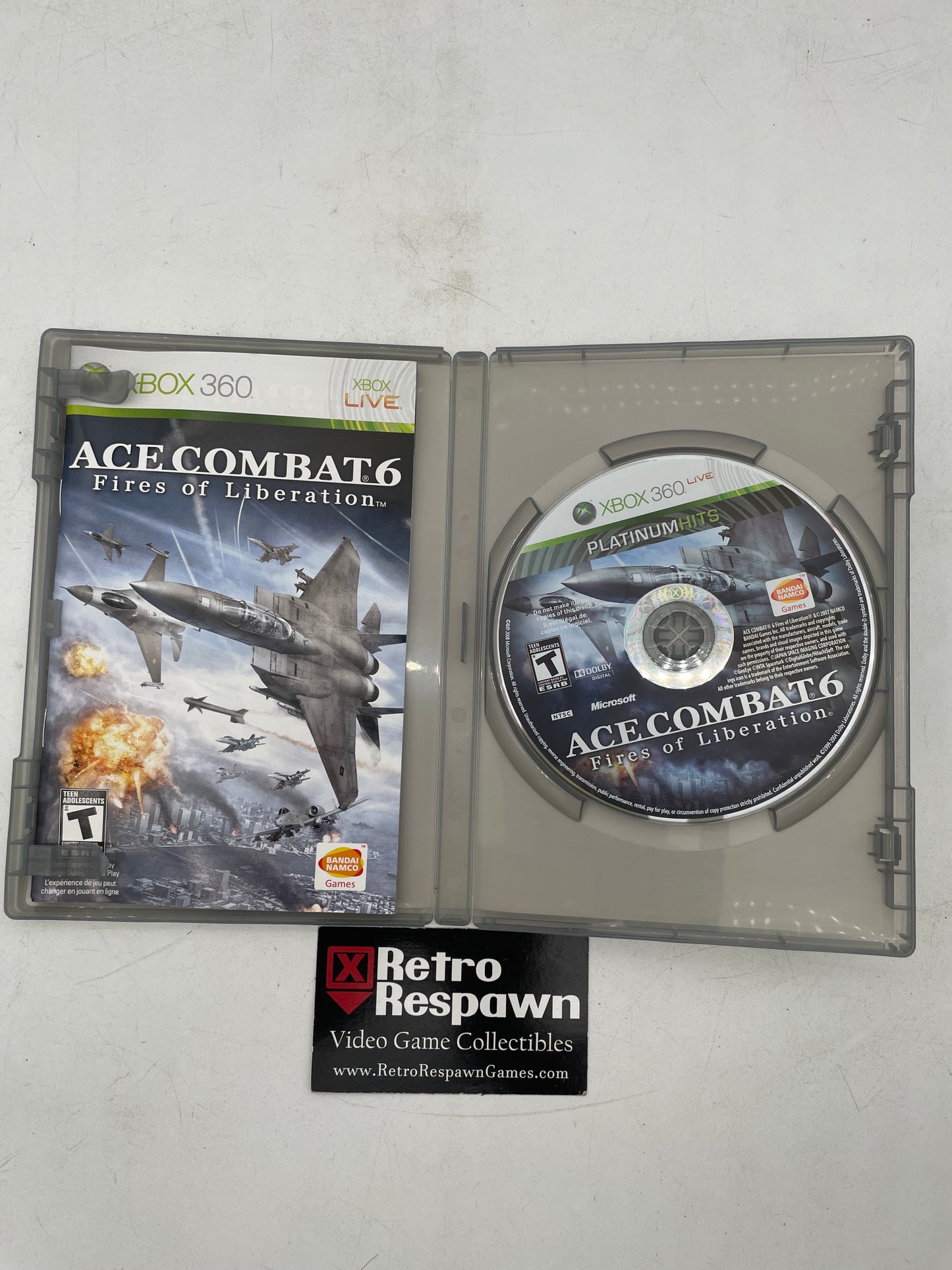 Ace Combat 6 Fires of Liberation [Platinum Hits] - Xbox 360 (Complete)