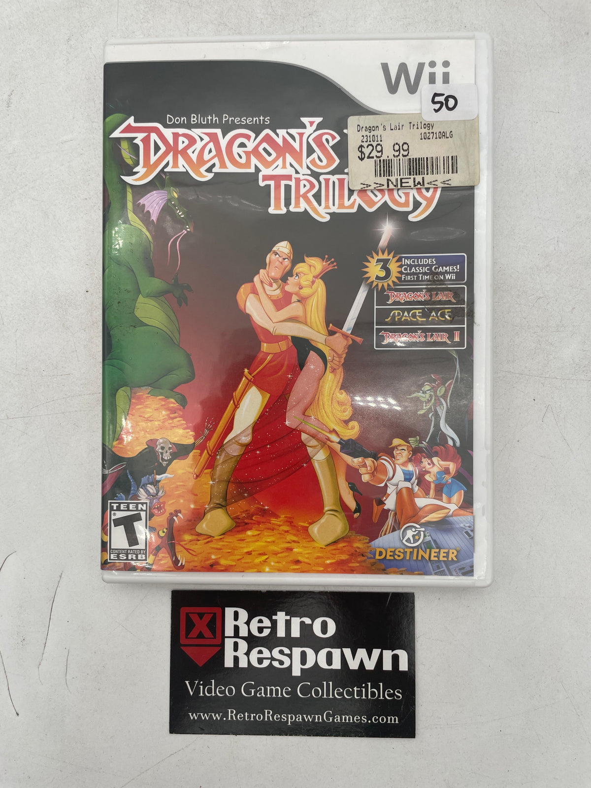 Dragon's Lair Trilogy - Wii (Complete)