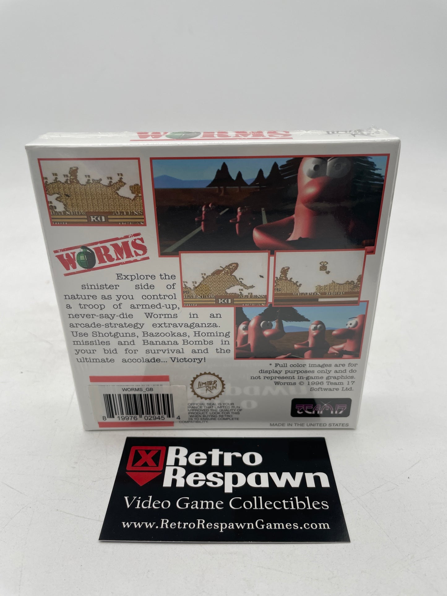 Worms [Limited Run] - GameBoy (Sealed)