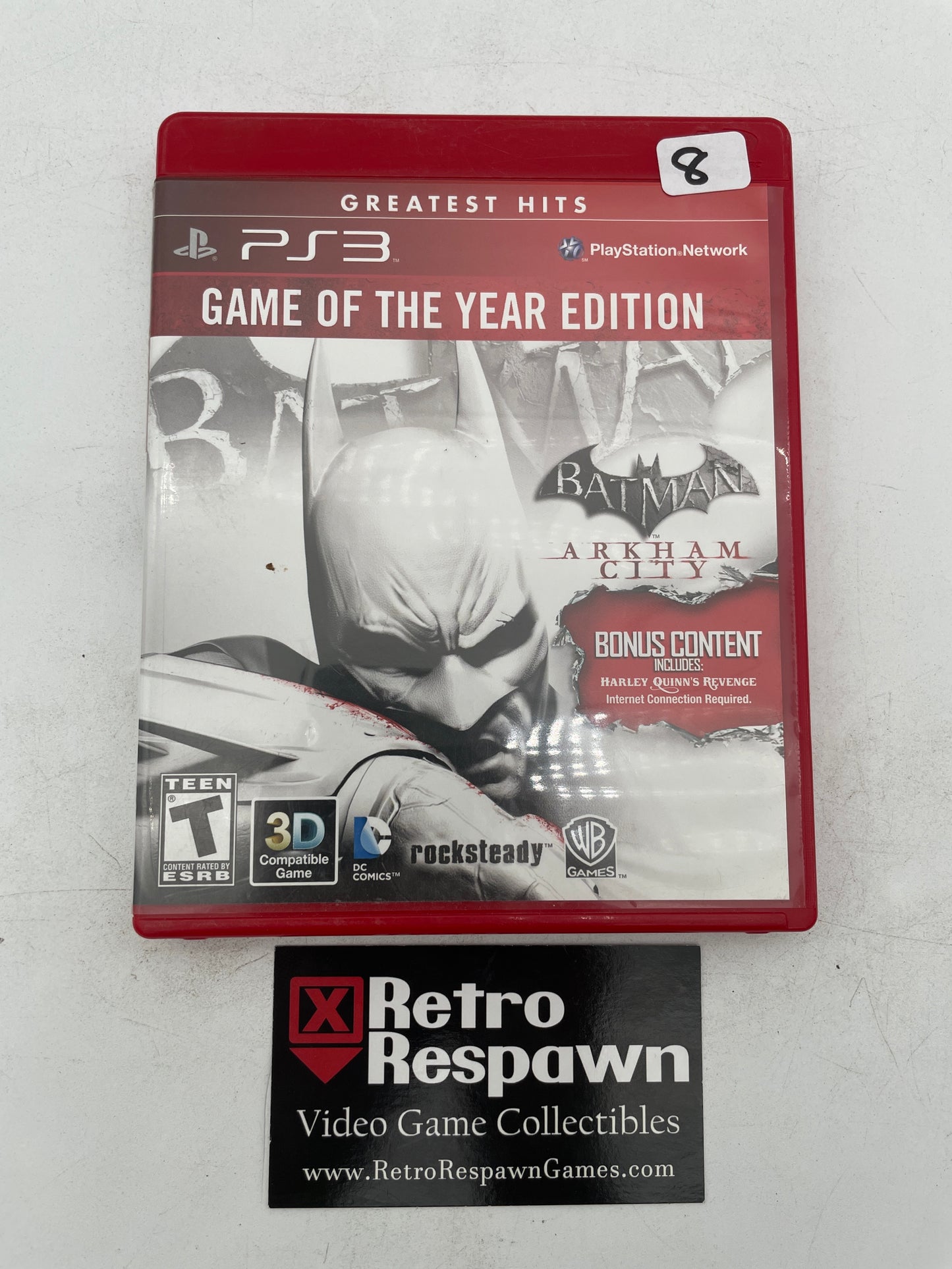 Batman: Arkham City [Game of the Year Greatest Hits] - Playstation 3 (Complete)