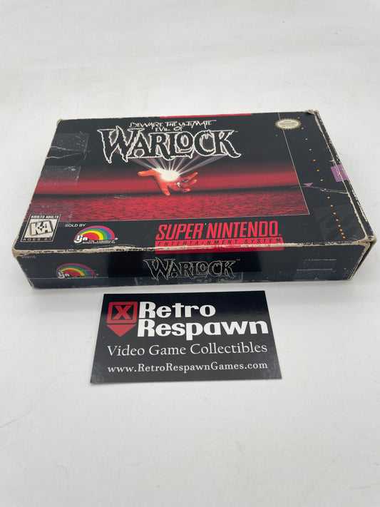 Warlock - Super Nintendo (Complete)