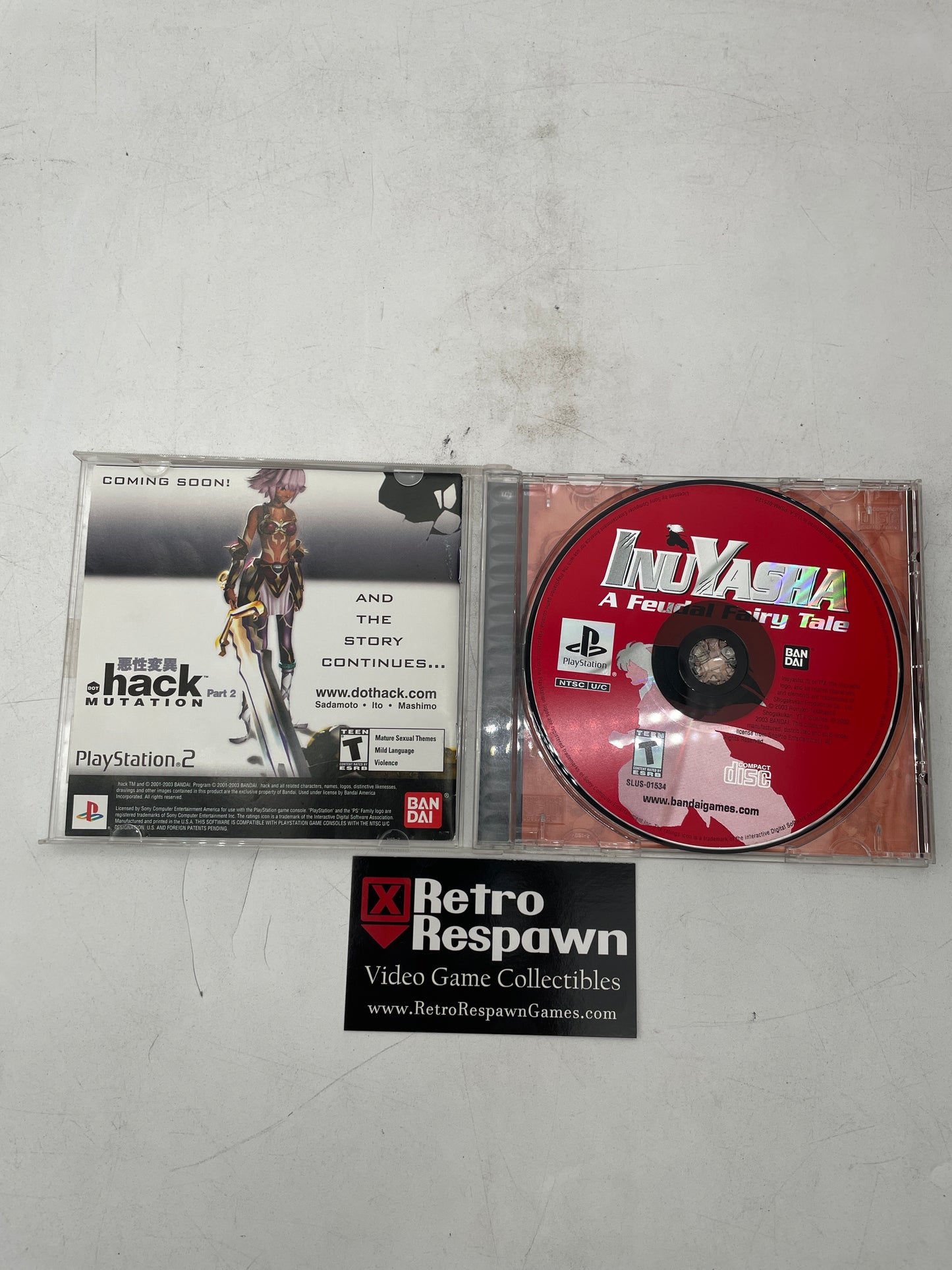 Inuyasha A Feudal Fairy Tale - Playstation (Complete)