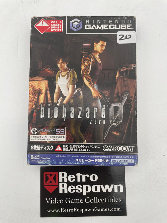 JP Biohazard Zero - JP Gamecube (Complete)