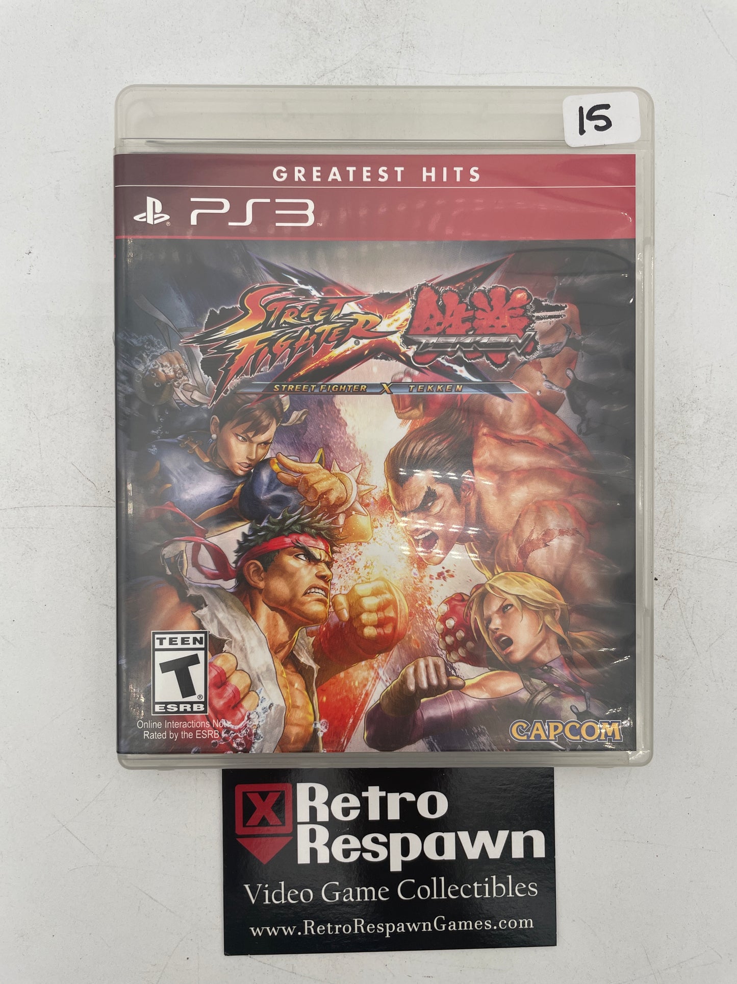 Street Fighter X Tekken [Greatest Hits] - Playstation 3 (Complete)