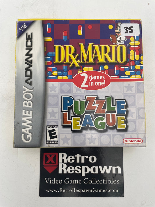 Dr. Mario / Puzzle League - GameBoy Advance (Complete)