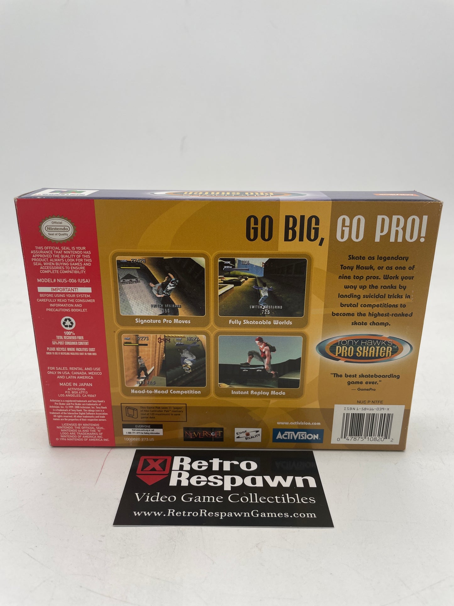 Tony Hawk - Nintendo 64 (Complete)