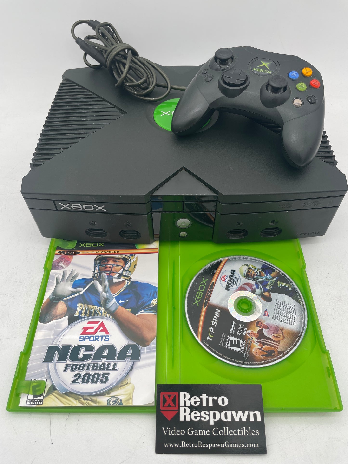 Xbox System [Top Spin NCAA Bundle] - Xbox (Complete)