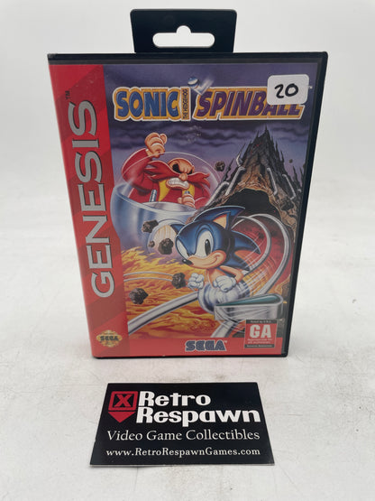 Sonic Spinball - Sega Genesis (Complete)