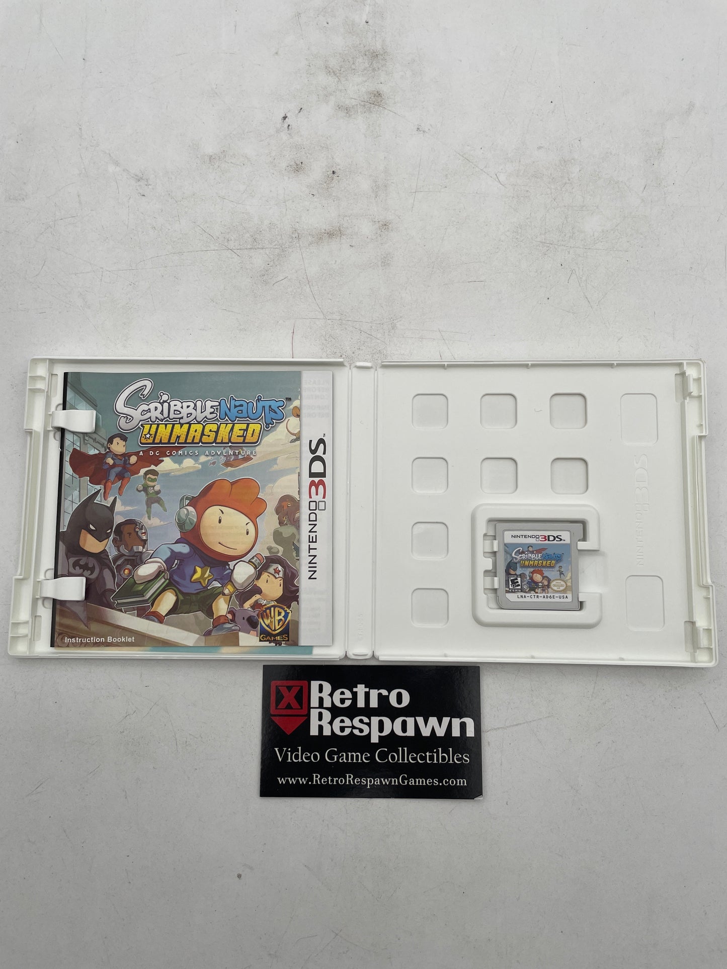 Scribblenauts Unmasked: A DC Comics Adventure - Nintendo 3DS (Complete)