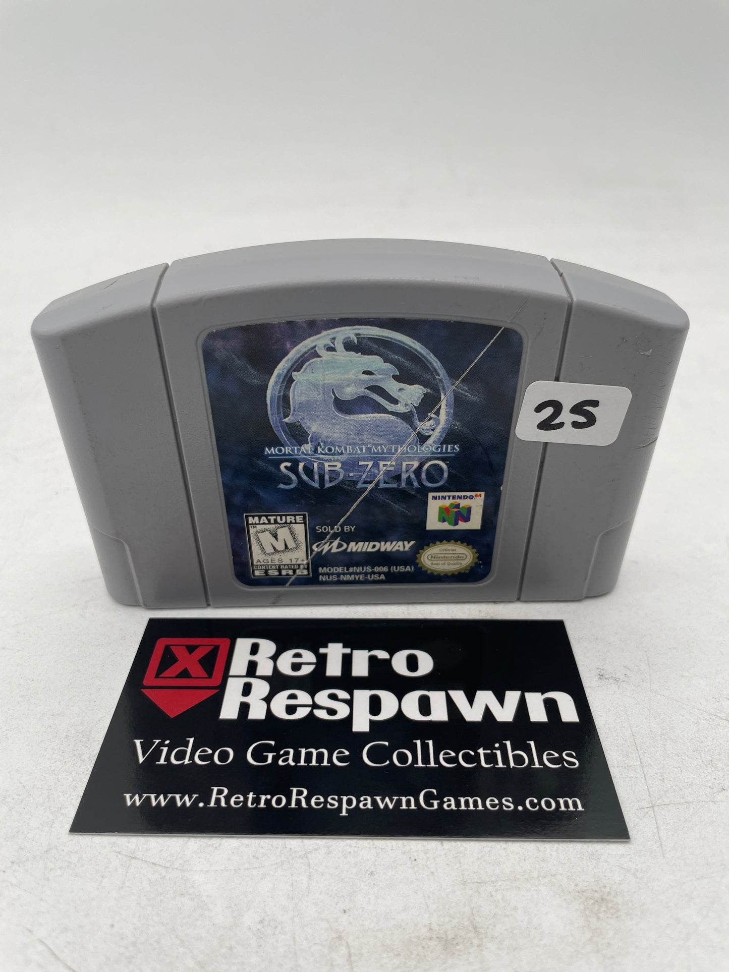 Mortal Kombat Mythologies: Sub-Zero - Nintendo 64 (Game Only)