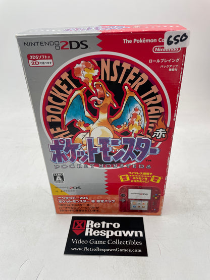 Nintendo 2DS Pokemon Pocket Monster Red [Limited Edition] - JP Nintendo 3DS (Complete)