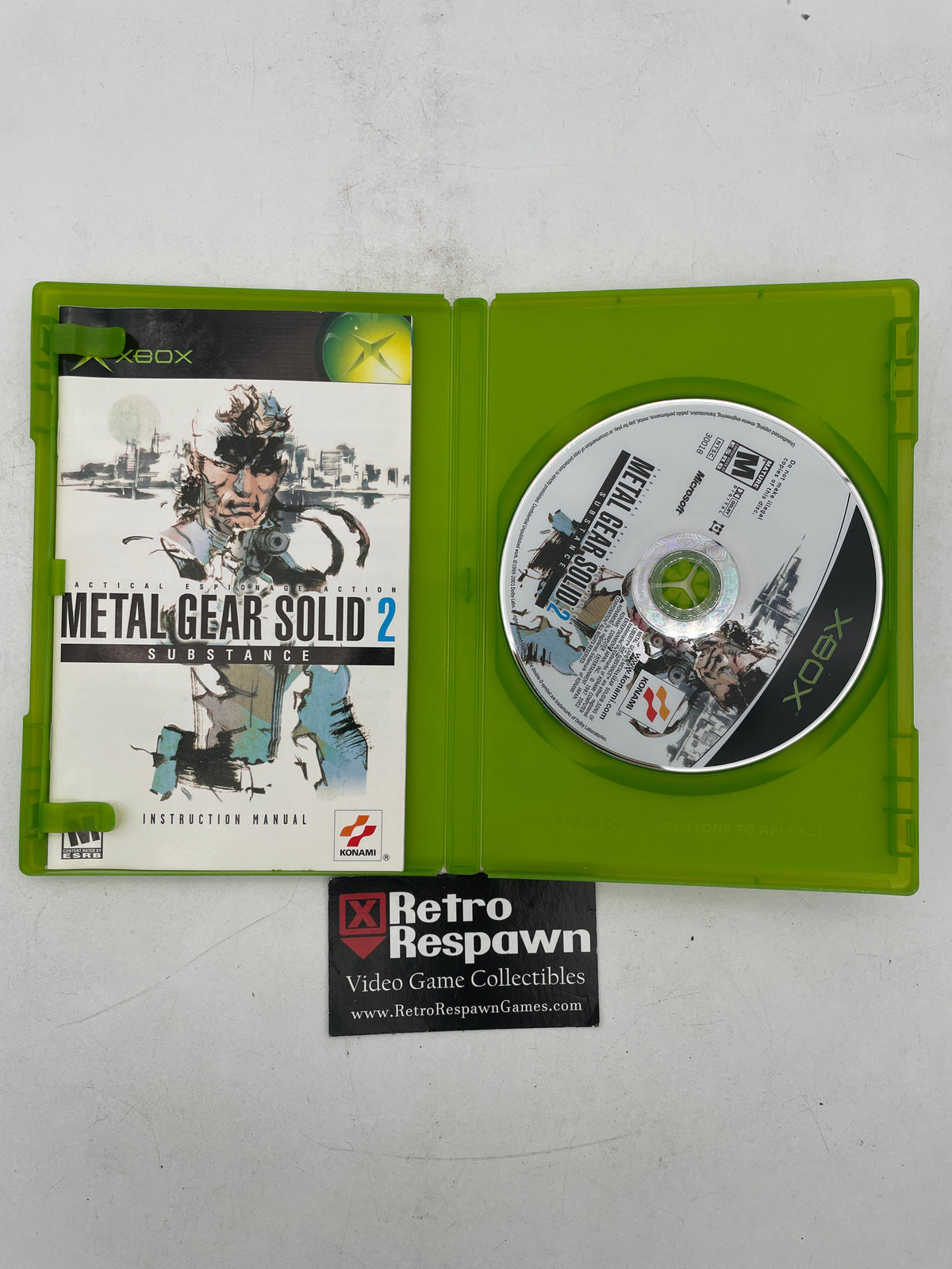 Metal Gear Solid 2: Substance - Xbox (Complete)