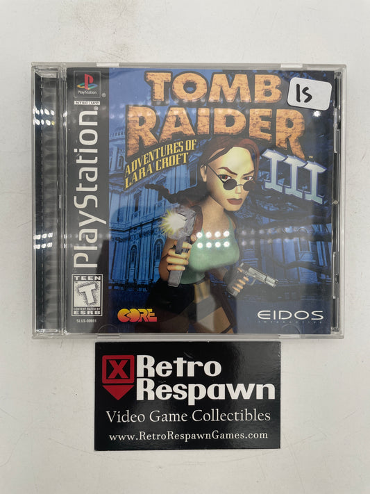 Tomb Raider III - Playstation (Complete)