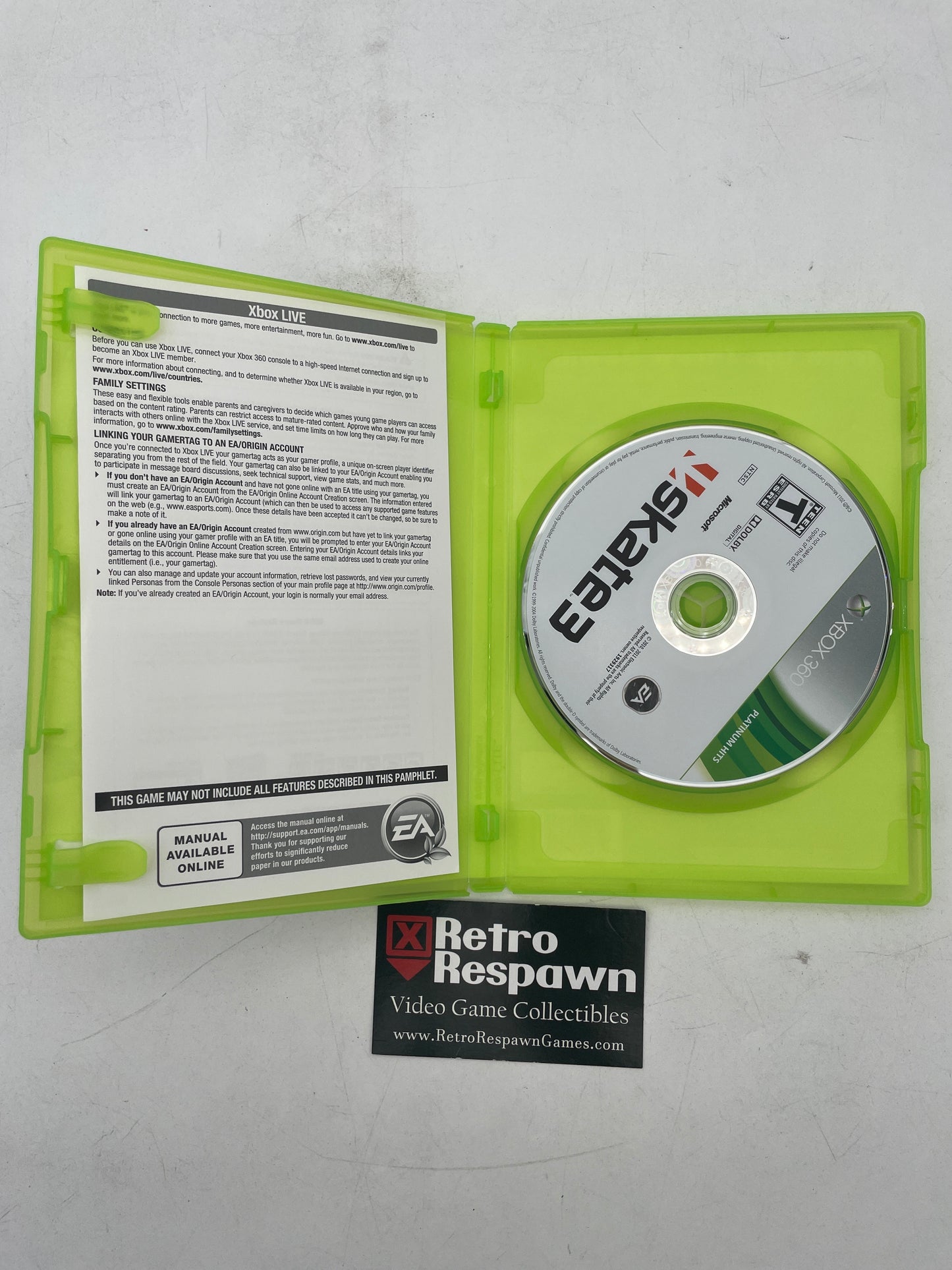 Skate 3 [Platinum Hits] - Xbox 360 (Complete)
