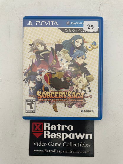Sorcery Saga: The Curse of the Great Curry God - Playstation Vita (Complete)