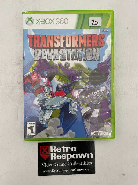 Transformers: Devastation - Xbox 360 (Missing Manual)
