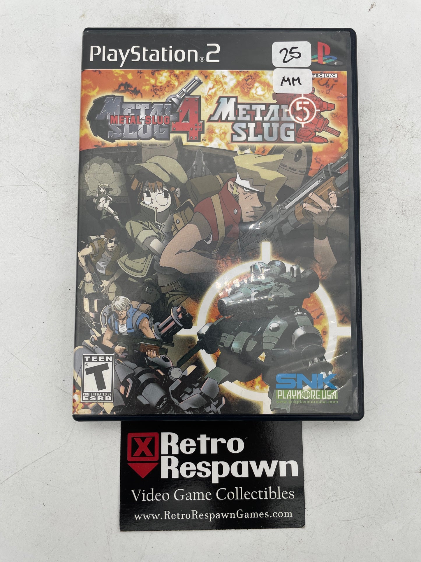 Metal Slug 4 & 5 - Playstation 2 (Missing Manual)