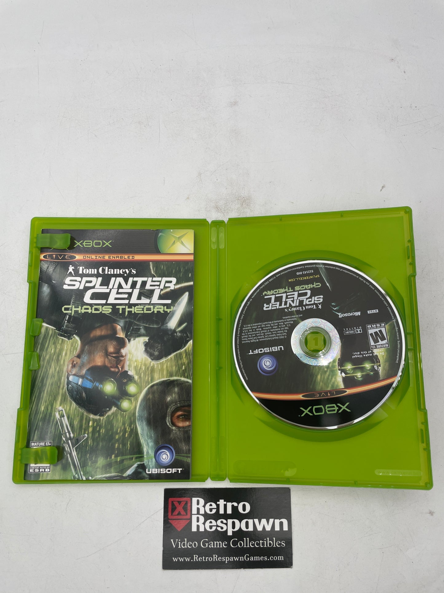 Splinter Cell Chaos Theory - Xbox (Complete)