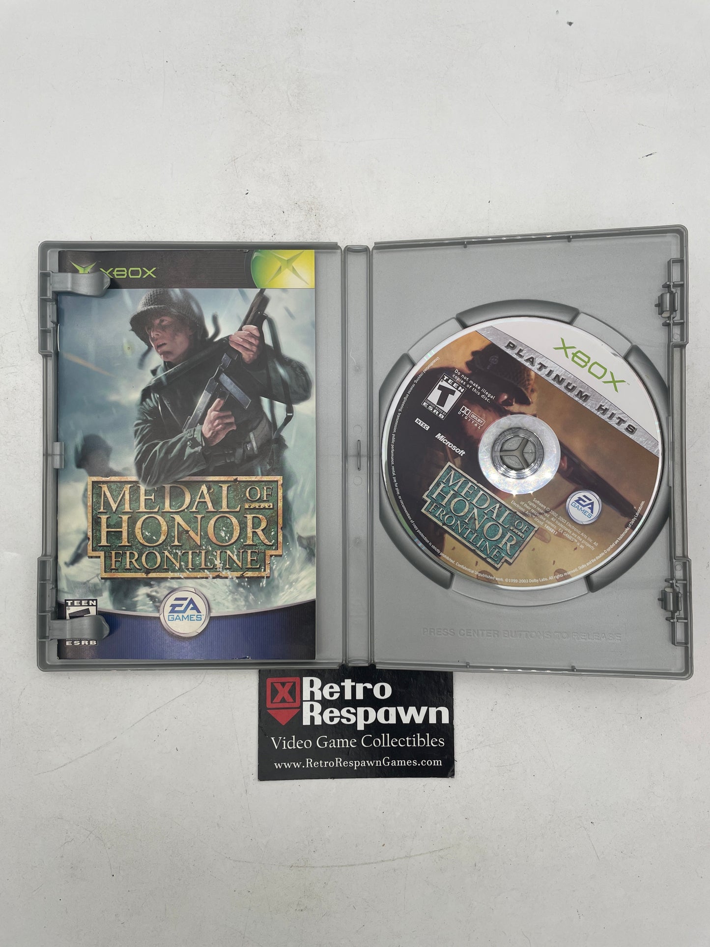 Medal of Honor Frontline [Platinum Hits] - Xbox (Complete)