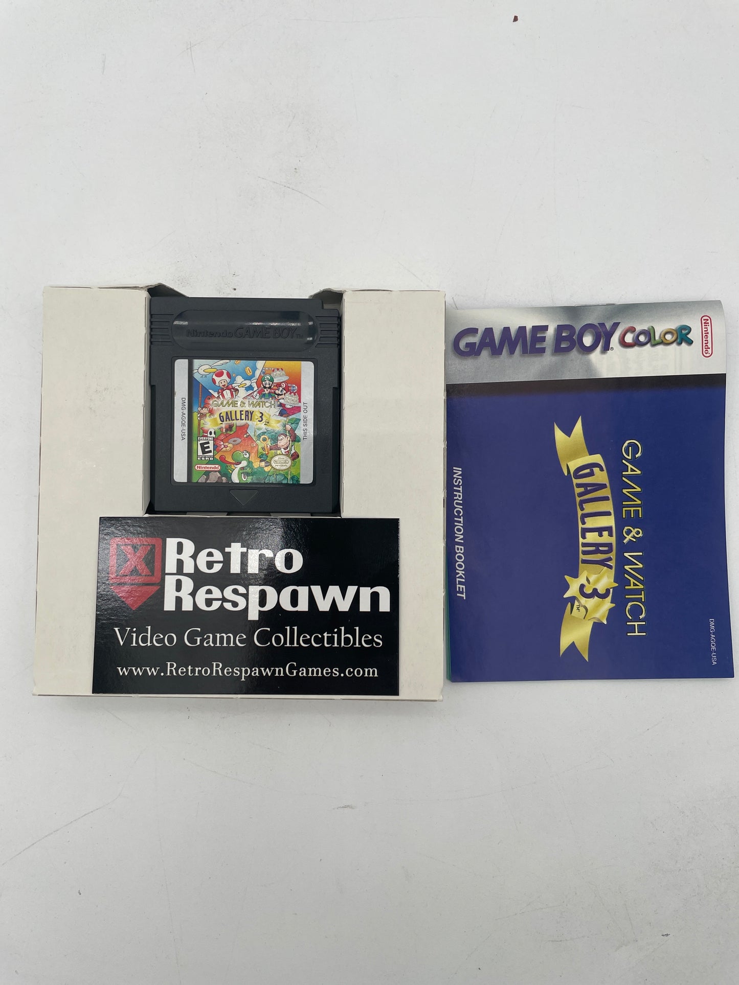 Game and Watch Gallery 3 - GameBoy Color (Complete)