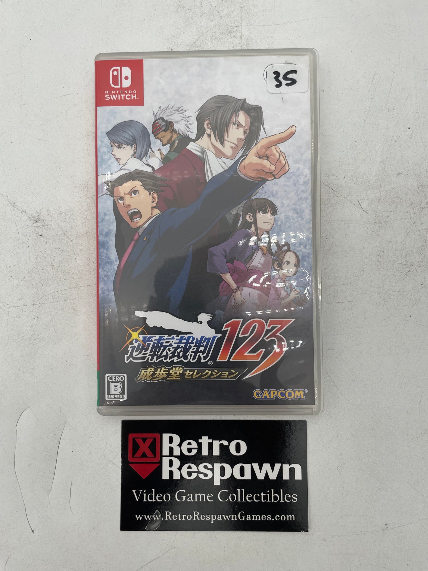 Phoenix Wright: Ace Attorney Trilogy - JP Nintendo Switch (Complete)