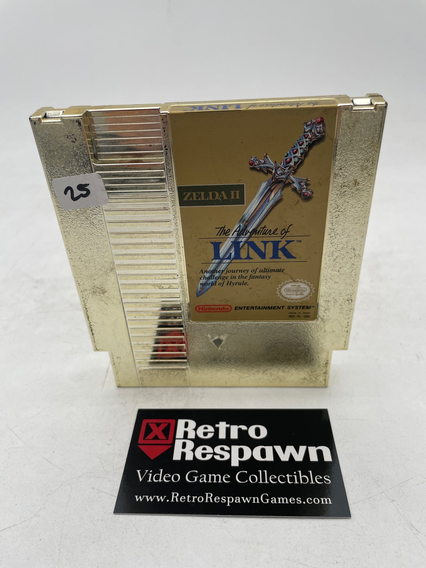 Gold Cart Zelda II The Adventure of Link - NES (Game Only)