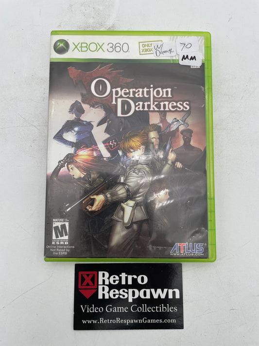 Operation Darkness - Xbox 360 (Missing Manual)