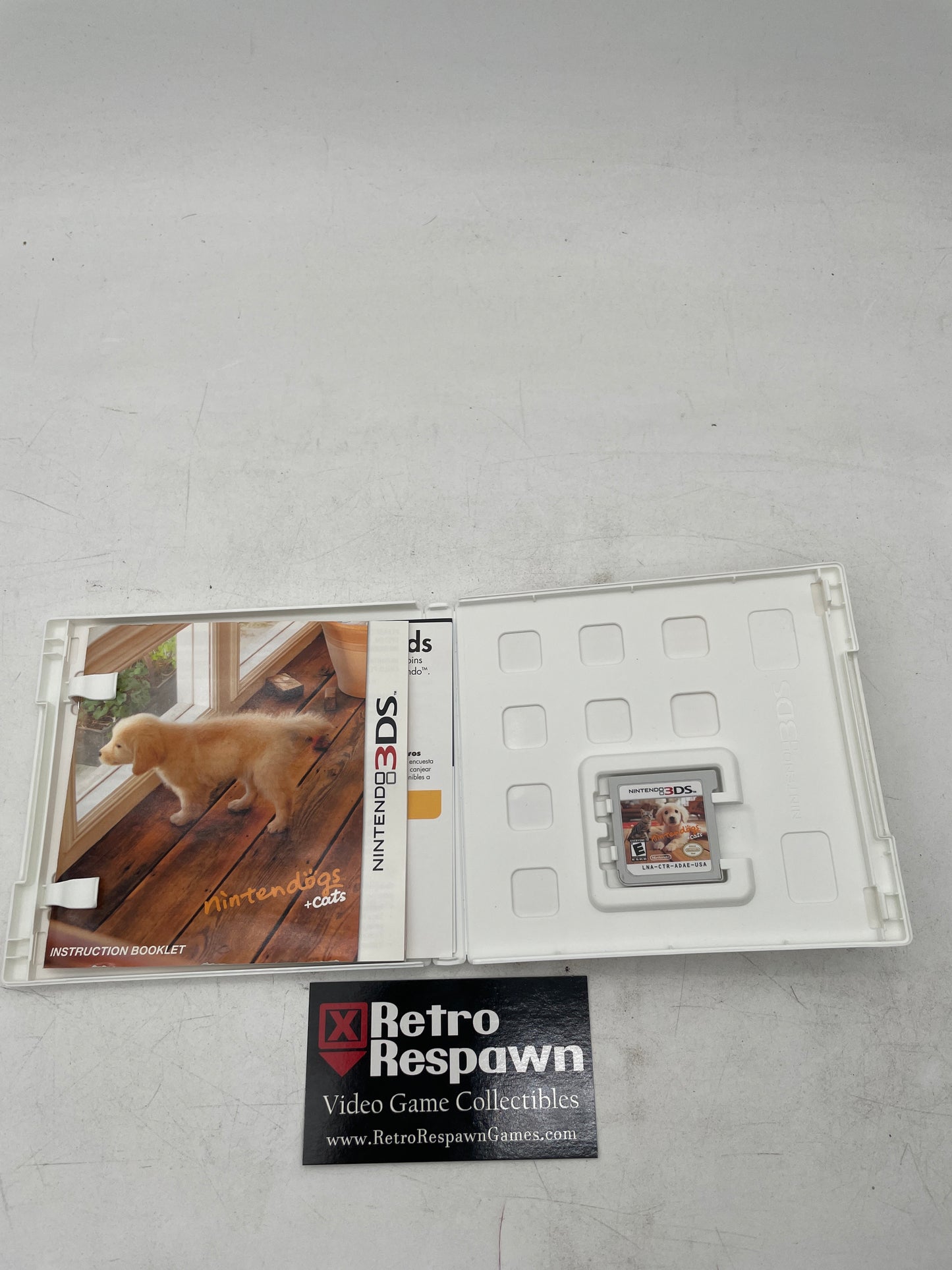 Nintendogs + Cats: Golden Retriever & New Friends - Nintendo 3DS (Complete)