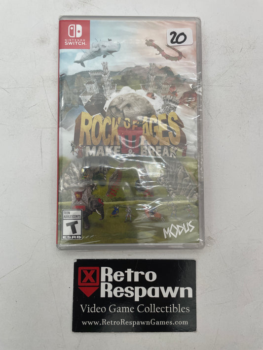Rock of Ages III: Make & Break - Nintendo Switch (Sealed)