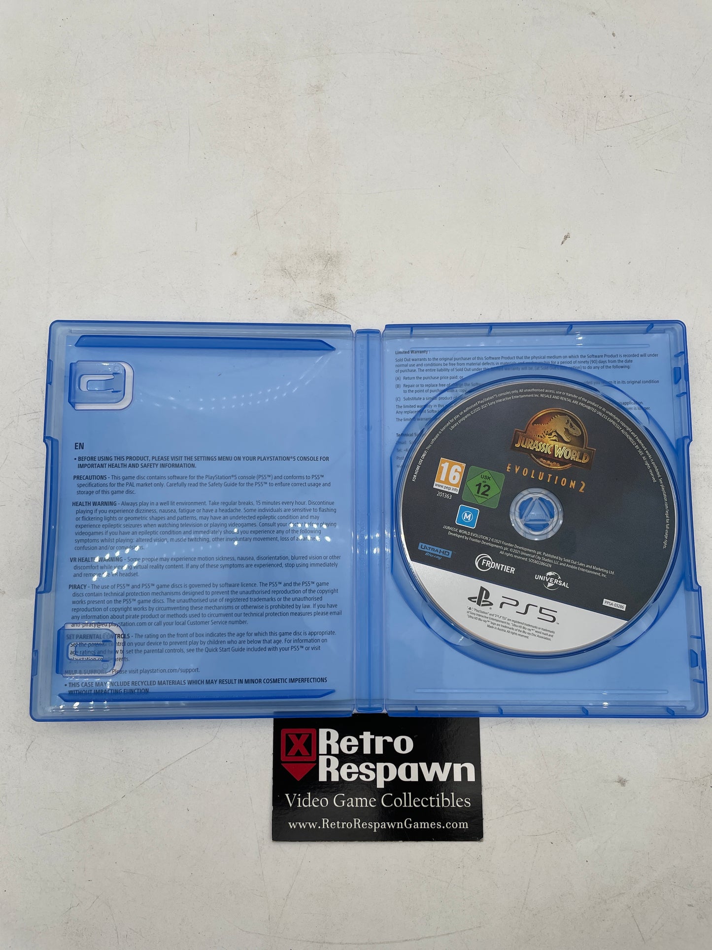 Jurassic World Evolution 2 - PAL Playstation 5 (Complete)