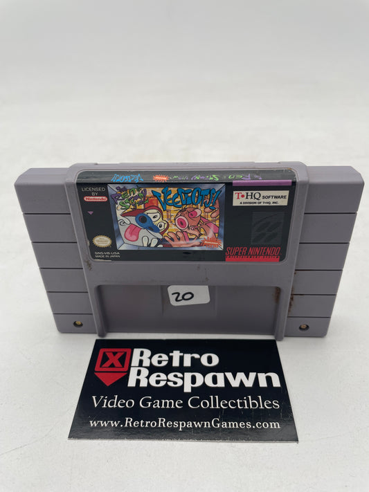The Ren and Stimpy Show Veediots - Super Nintendo (Game Only)