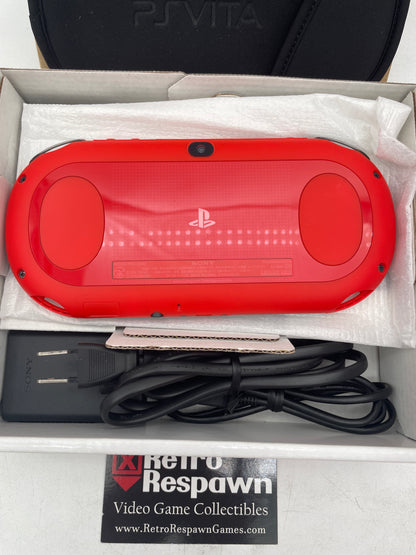 Modded PsVita 2000 Red/Black Super Value Pack - JP PlayStation Vita (Complete)