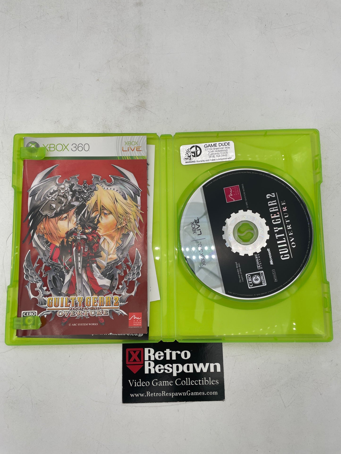 Guilty Gear 2 Overture - JP Xbox 360 (Complete)