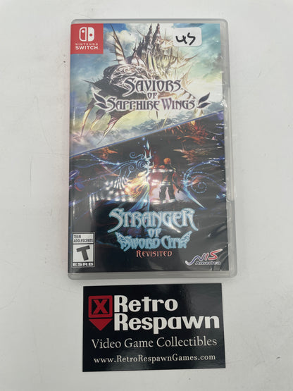 Saviors of Sapphire Wings & Stranger of Sword City Revisited - Nintendo Switch (Complete)