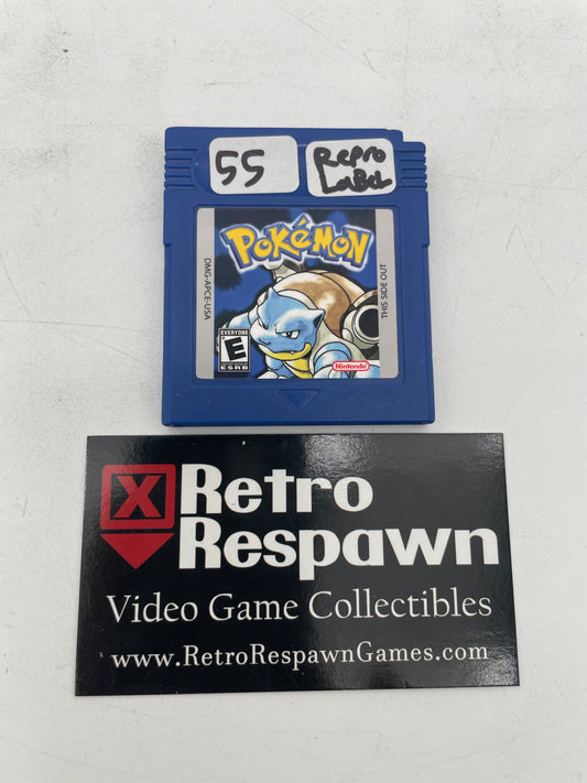 Pokemon Blue [Repro Label] - GameBoy (Game Only)