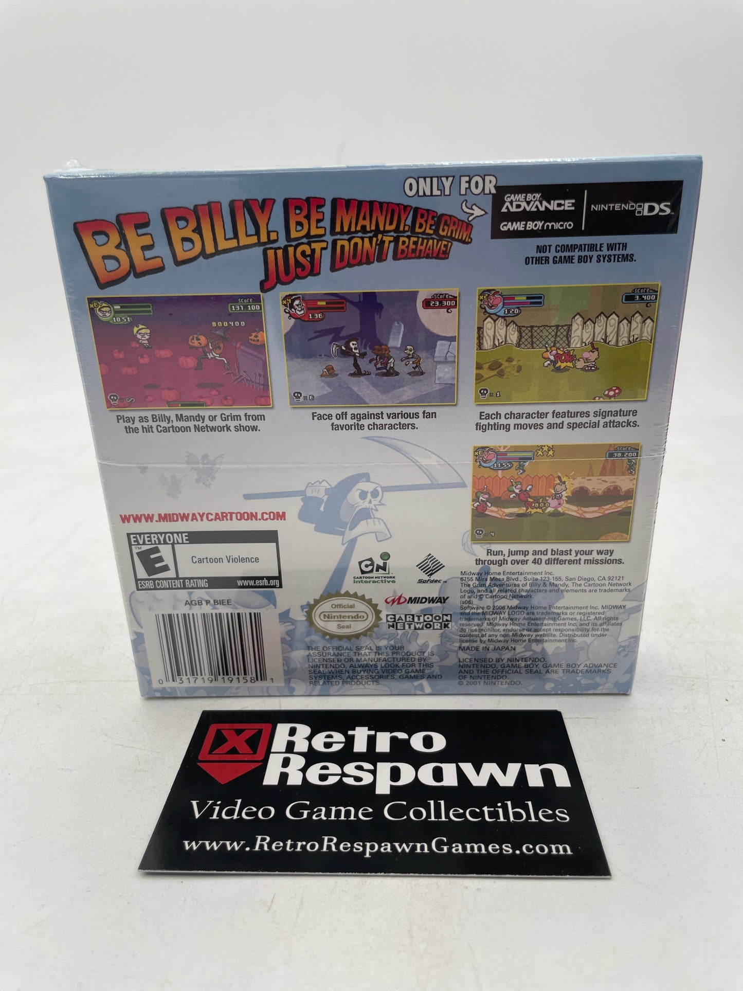 Grim Adventures of Billy & Mandy - GameBoy Advance (Sealed)