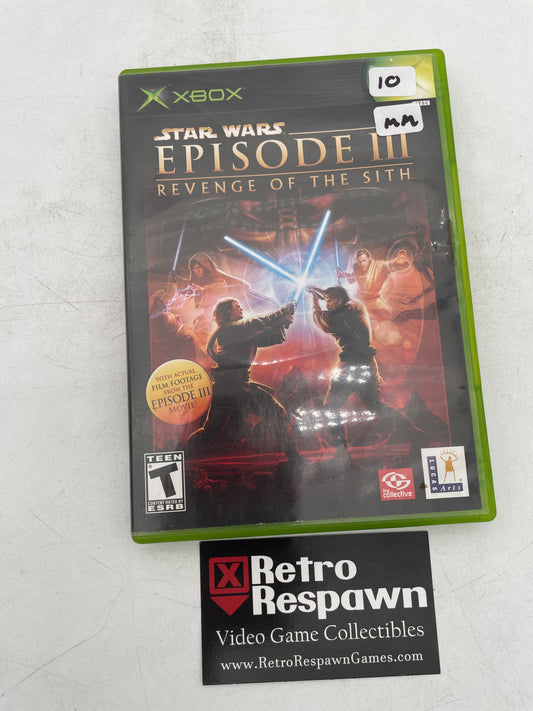 Star Wars Episode III Revenge of the Sith - Xbox (Missing Manual)